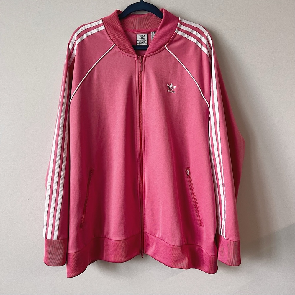 Adidas Pink Zip-Up Jacket